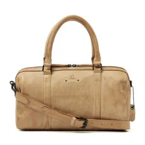 dR Amsterdam Hand-/Schoudertas Beige | Stijlvolle Volnerf Leren Tas